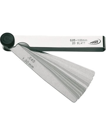 Präzision -Fühlerlehre 32Blatt 0,03-1,0mm HP - PREISSER