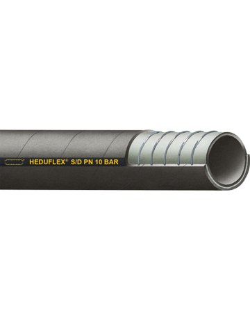 Saug-und Druckschlauch Heduflex, SBR, 10 bar, schwarz, 76 x 90 mm 40m - Neutral