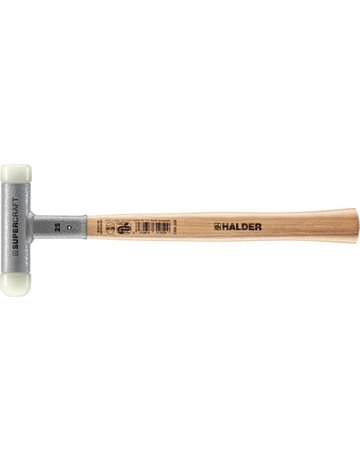 Schonhammer SUPERCRAFT 25mm mit 1 abgerundet Kopf rückschlagfrei HALDER