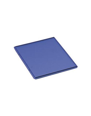 Auflagedeckel blau für Transp.Stapelkasten ,VTK B400xT300 mm VE 4 St. - LA-KA-PE