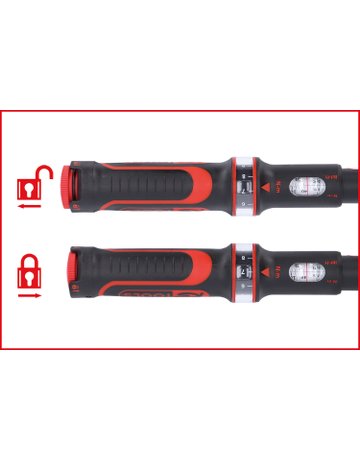Bild Drehmomentschlüssel-Satz 1/2"" 11-tlg ERGOTORQUEprecision 20-200 Nm - KS TOOLS-14