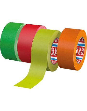 tesaband 4671 25m x 25mm fluoresz.-orang e