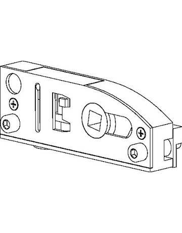 Bild EINRIEGEL-SICHERHEITSSCHLOSS MIT 4-KANT - GEZE-6