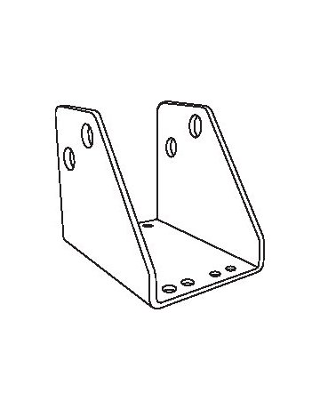 Bild RWA-Dachfensterkonsole, E 3000, für Elektrospindelantriebe, silberfarbig eloxiert - GEZE-1