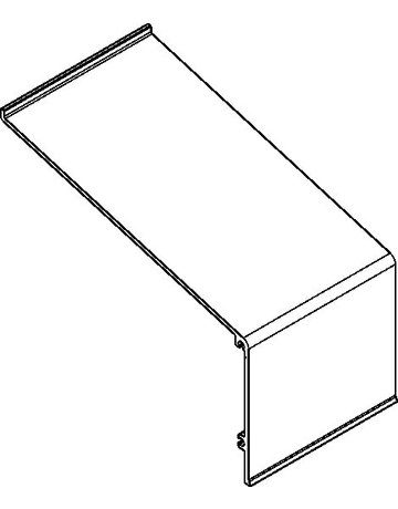 Bild ZT-Abdeckung, Perlan 140, Aluminium,L 6000mm, naturton eloxiert - GEZE-1