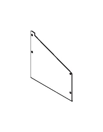 Bild ZT-Stirnabdeckung,Set, Perlan 140, Aluminium, naturton eloxiert - GEZE-1