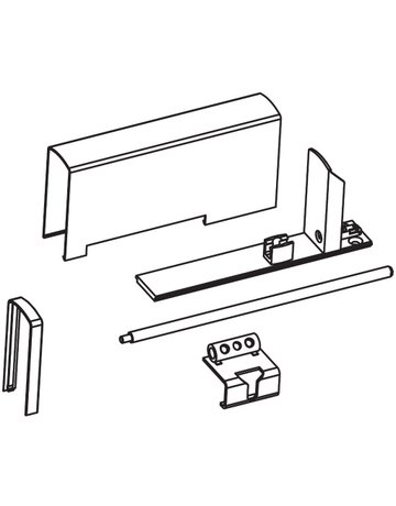 RWA- Verriegelungsmodul, E 170, für Scherenantrieb, verkehrsweiß - GEZE