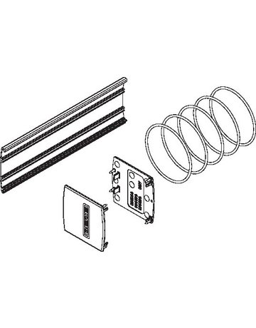 Bild ZT-Abdeckprofil, Levolan 60/120, Aluminium,L 2450mm, edelstahloptik eloxiert - GEZE-1