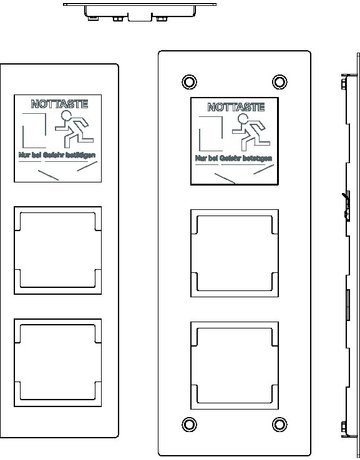 Bild FRONTPLATTE EDELSTAHL UP, RFID - GEZE-2