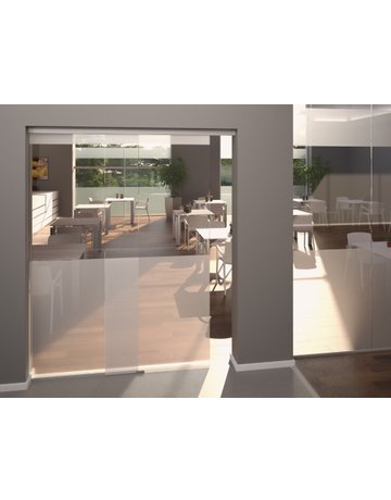 Bild ZT-Führungsprofil Set, Levolan 60/120, für Festfür, 1-flg., Aluminium, EV1 eloxiert - GEZE-1