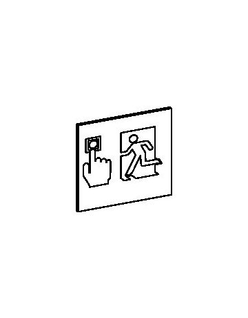 Bild OA-Hinweisschild EN 13637, grün RAL 6032 - GEZE-1