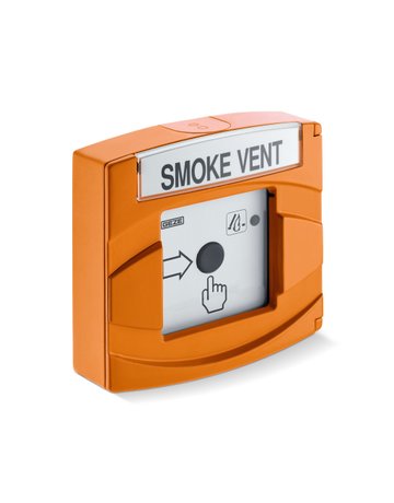 Bild RWA-Feuertaster, FT 4 A Nebenbedienstelle, Aufputz, Aluminiumdruckguss orange - GEZE-0