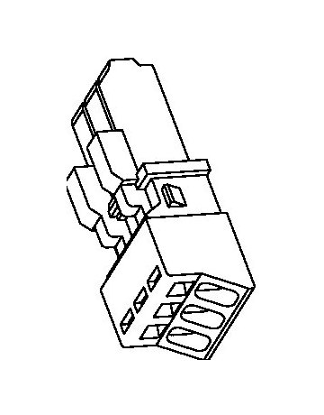 Bild ANSCHLUSSTECKER 2FLG SLIMDRIVE EMD-F-IS - GEZE-1