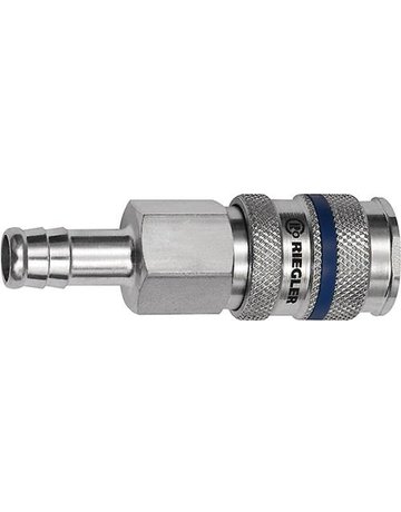 Bild Schnellverschlusskupplung NW 7,8, Stahl, Tülle 9mm RIEGLER-0