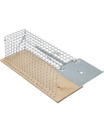 Bild Lebend-Rattenfalle 30x12x13 cm Drahtkäfi g Classic Classic - floraworld-0