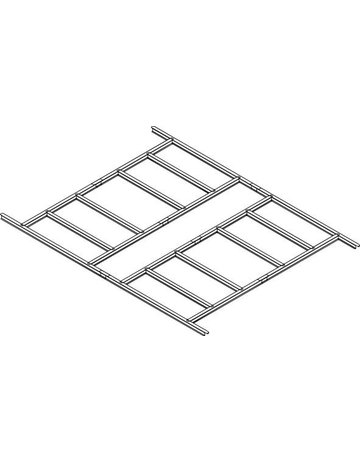Fundament verzinkt zuGerä tehaus mit Satte ldach238 x 301 x 214 cm rtikel - floraworld