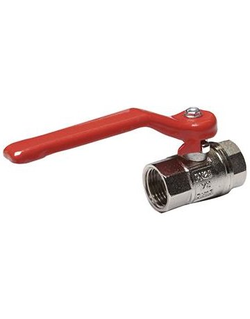 Bild Kugelhahn Pressmessing IG 1/2"" mit Abspe rrhebel - floraworld-0