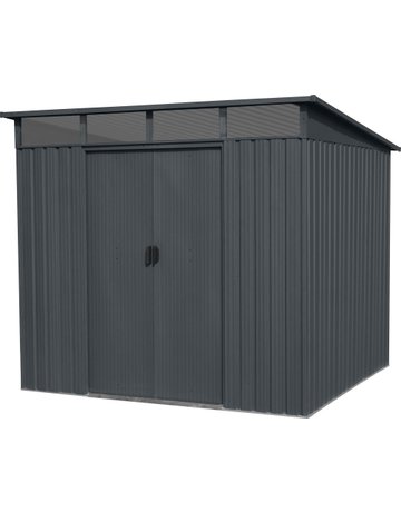 Gerätehaus mit Putdach Skyigh 239 x 193 x 202 cm - floraworld