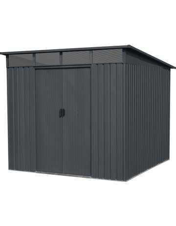 Gerätehaus mit Putdach Skyigh 238 x 279 x 202 cm - floraworld