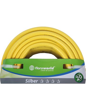 Gartenwasserschlauch 12,5 mm 1/2Z 20 m S ilber FW - floraworld