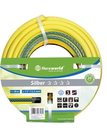 Bild Gartenschlauch Silber1/2"" 30m,NTS-Gew,p htalat-frei - floraworld-0