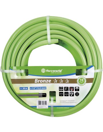 Bild Gartenschlauch Bronze1/2"" 30m,Kreuzgew, phtalat-frei - floraworld-0