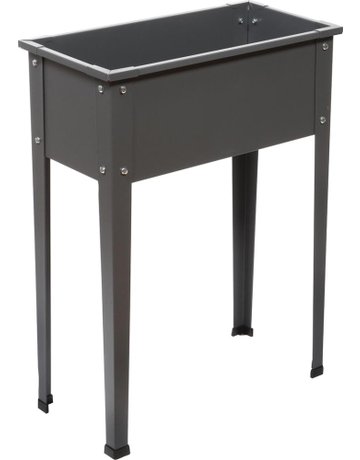 Metall-Hochet Gr. 1anth razit matt60 x 3 0 x 80 cm - floraworld