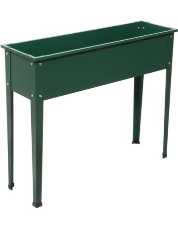 Metall-Hochbeet Gr. 2grün matt100 x 30 x 80 cm haffungsartikel - floraworld