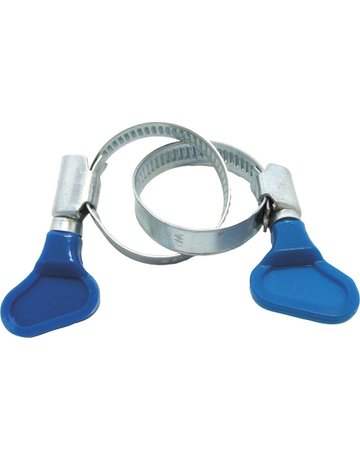 Bild Schlauchklemmen 2S.1 1/4"" 20-32mm mit Kst .Flügelmit blau,comfort blau,comfort - floraworld-0