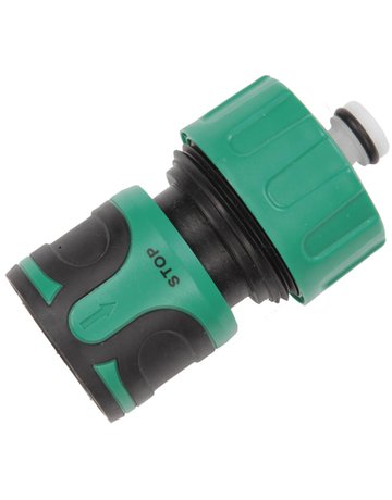 Bild Schlauchstück 3/4"" mit Wasserstop,grün/sc hwarz comfort comfort - floraworld-0
