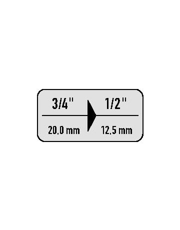Bild Kraft-Reduzierstück 3/4" auf 1/2" ASW-2