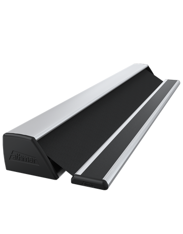 Fingerschutz Nr 24 smart silber eloxiert FS-NR-24, C-0, schwarz-1925 mm - Athmer