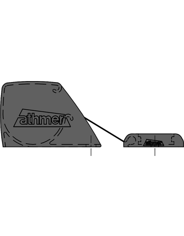 Bild Fingerschutz Nr 24 smart silber eloxiert FS-NR-24, C-0, schwarz-1925 mm - Athmer-4