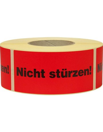 Hinweis Etiketten Nicht stürzen 1.000 St k/Rolle - TransPak