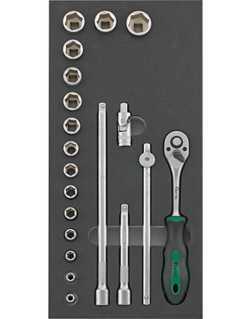 Werkzeugmodul 1/3 Steckschlüssel 3/8"" FORTI S - fortis