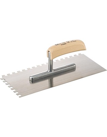 Glättekelle 280x130mm gezahnt 8x8mm FORT IS Bau - fortis