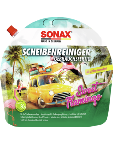 ScheibenReiniger Sweet Flamingo gebrauchsfertig 3 Liter - SONAX