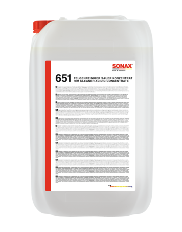 FelgenReiniger sauer Konzentrat 25 Liter - SONAX