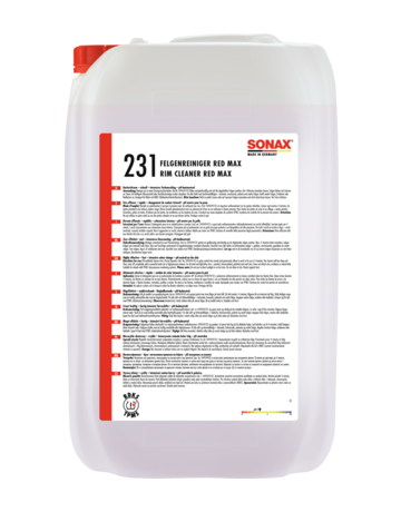 Bild FelgenReiniger Red Max 25 Liter - SONAX-0