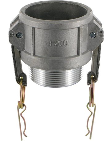 Kamlok Mutterteil Typ B DN200, AG 8"", A lu - Neutral