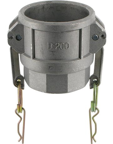 Kamlok Mutterteil Typ D DN150, IG 6"", A lu - Neutral