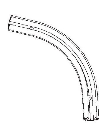 Bild BODENFÜHRUNGSSCHIENE BOGEN 60° MSW - GEZE-1