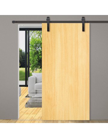 Bild CASA Komplettset für Holztür 35-45mm mit 1800mm Schiene schwarz gepulvert - ABP-Beyerle-4