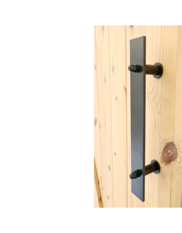 Casa Griffpaar 40x5mm L:300mm BM: 200mm schwarz (RAL9005) beschichtet - ABP-Beyerle - 2