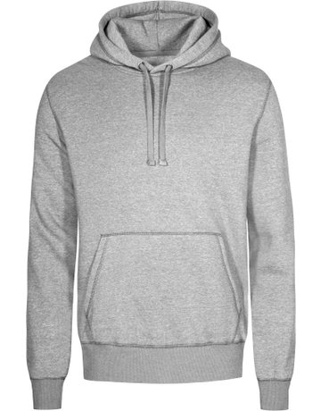 Hoody Sweater, heather grey, Gr. S - Promodoro