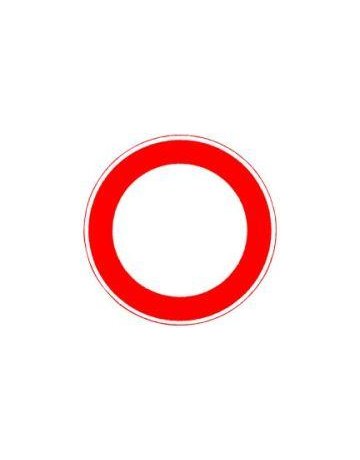 VKZ.250 Ronde 600mm Durchfahrt Verboten RAL-Gütezeichen Folie RA2 - Neutral