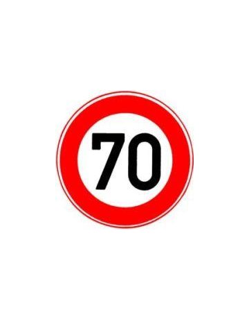 VKZ.274-70 Ronde 600mm 70 km/h RAL-Gütez eichen Folie RA2 - Neutral