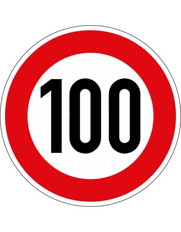 VKZ.274-100 Ronde 600mm 100 km/h RAL-Güt ezeichen Folie RA2 - Neutral