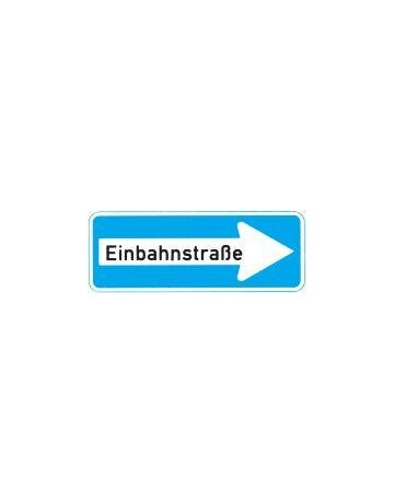 VKZ.220-20, 800x300mm Einbahnstr. rechts RAL-Gütezeichen Folie RA2 - Neutral