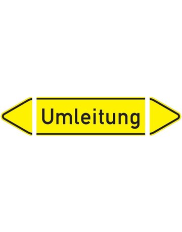 VKZ.36, 1400x350mm Umleitung + Wechselsp itze RAL-Gütezeichen Folie RA2 - Neutral
